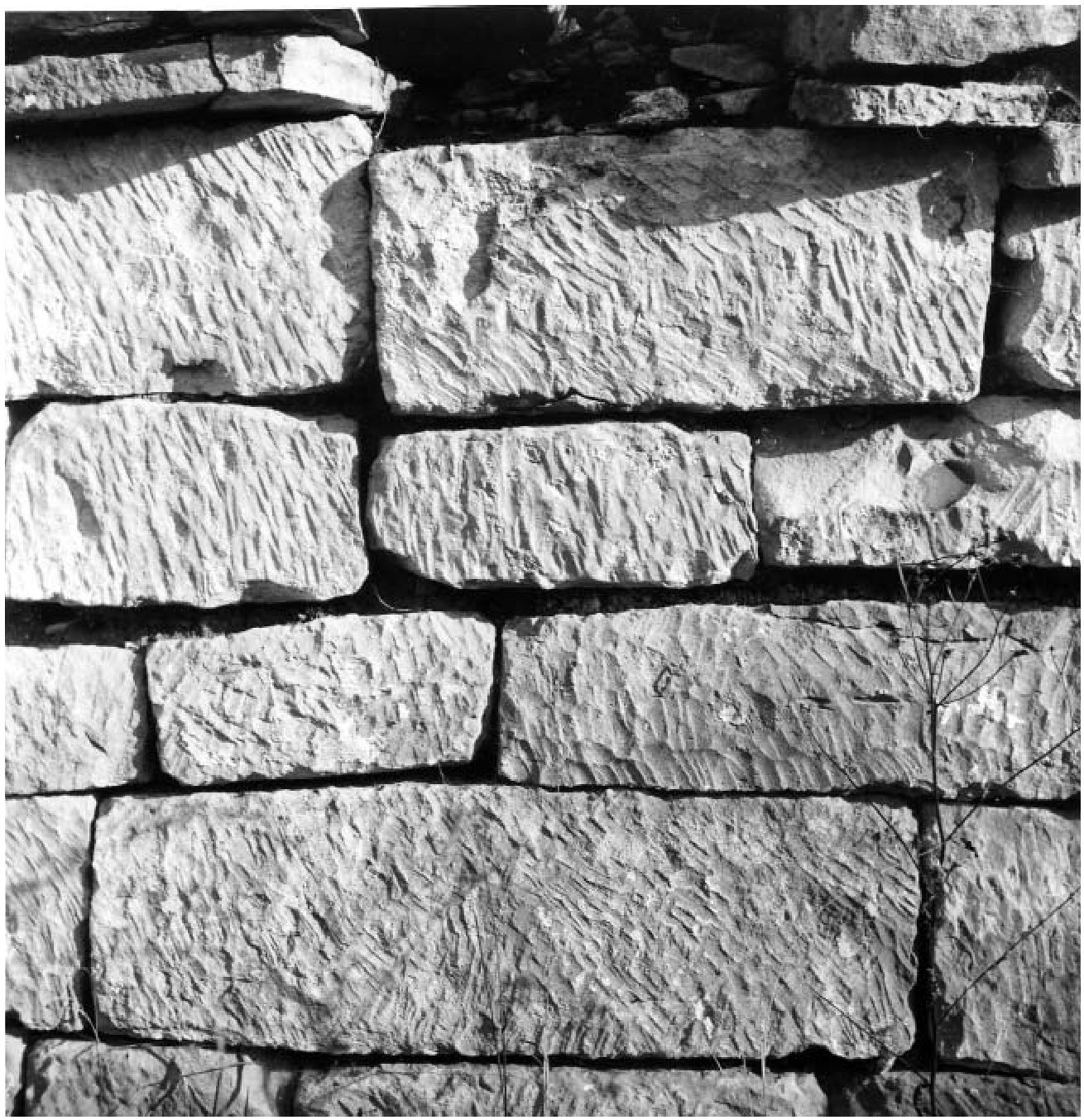 Илл. 23. Хумара. Тип кладки крепостных стен. Фото В.С. Флёрова, 1986 г