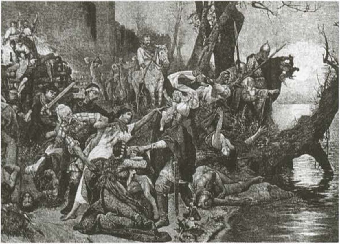 Тризна дружинников Святослава после боя под Доростолом в 971 году. Г.И. Семирадский. 1884 г