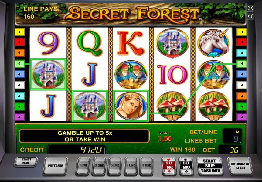 Азартные игры «Secret Forest» — интересный досуг на сайте клуба Вулкан Удачи