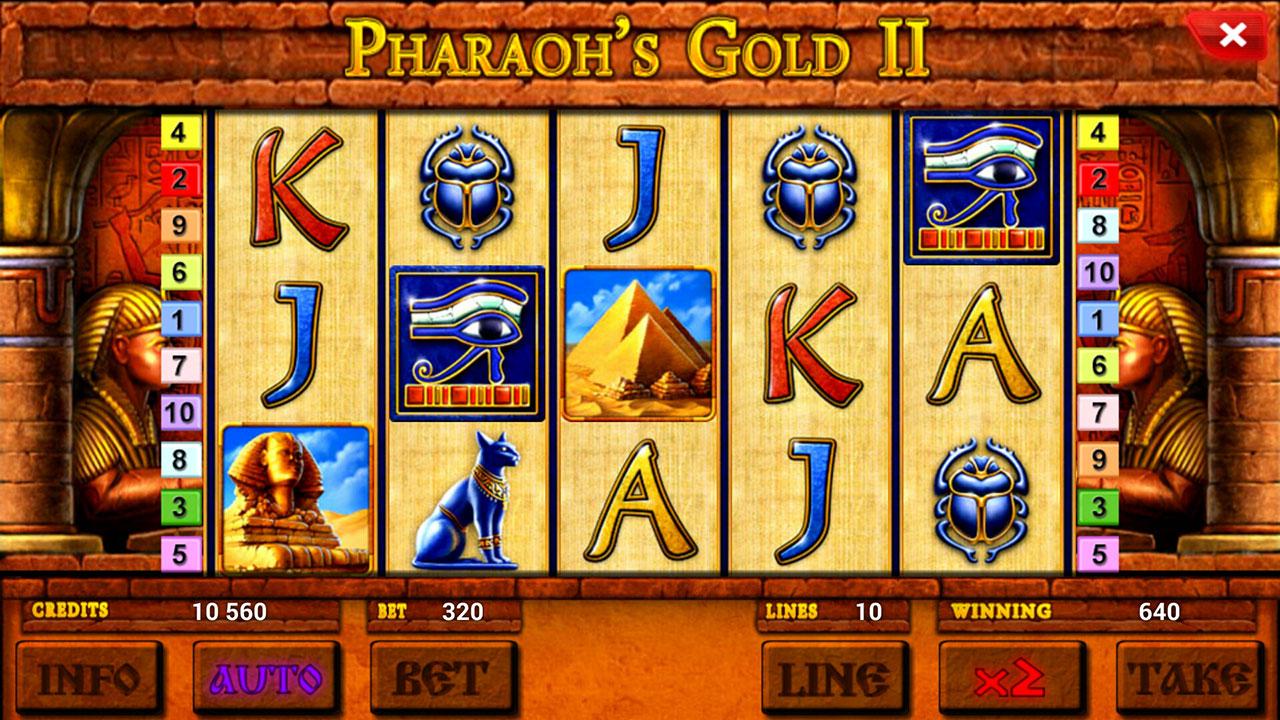 Игровой автомат «Pharaoh’s Gold 2» — зарабатывай в казино Azartplay 777