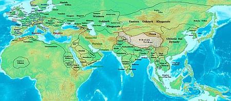 Вот он, Тюркский каганат, протянувшийся от Черного моря на западе до Японского моря на востоке — так утверждают историки