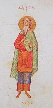 Аарон в Киевской псалтыри (1397 г.)